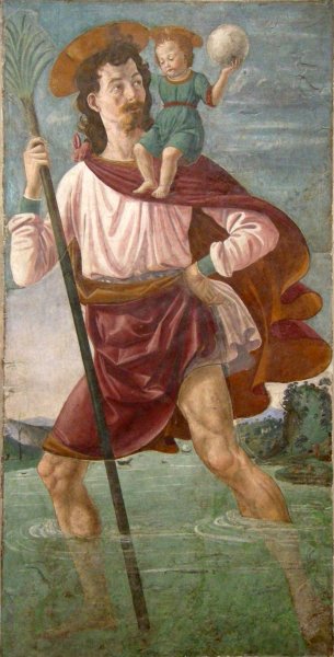 Saint Christopher and the Infant Christ