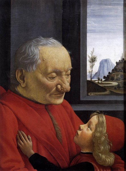 An Old Man and His Grandson c. 1490