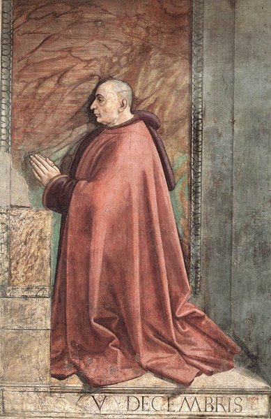 Portrait of the Donor Francesco Sassetti c. 1485