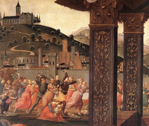 Adoration of the Magi (detail 3) 1488