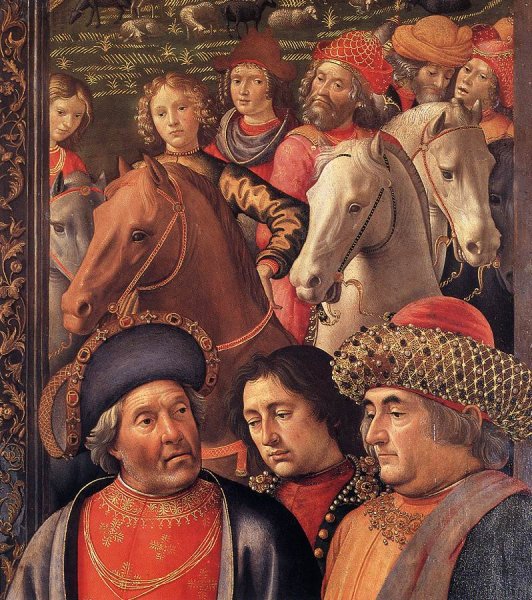 Adoration of the Magi (detail 4) 1488