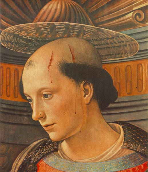 St Stephen (detail) 1490-94