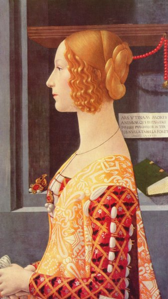 Portrait of Giovanna Tornabuoni 1488