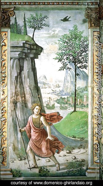 Domenico Ghirlandaio - 14, St. John the Baptist in the desert